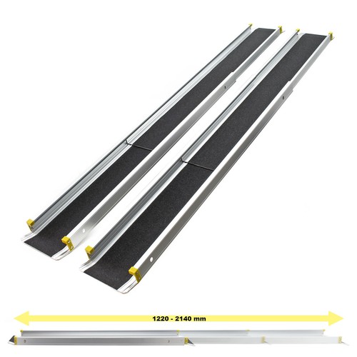Auffahrrampe teleskop rampe - 2x,
