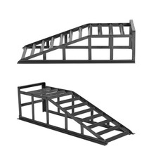 2x Grau  Auffahrrampe Rampe