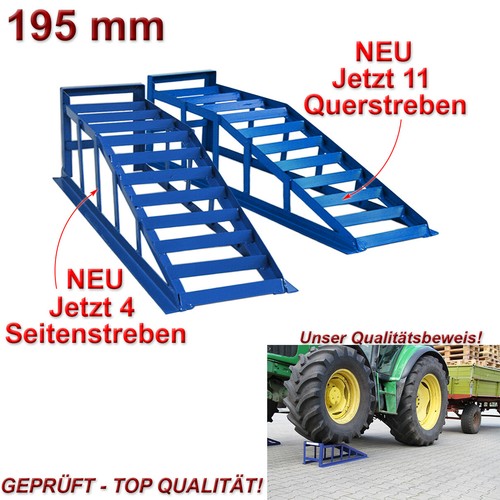 Auffahrrampe rampe pkw blau - auffahrrampe,